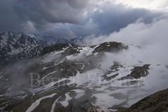 Gebirge Col du Galibier - Zum Vergroessern klicken!