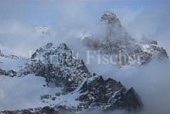 Col du Lautaret Ecrins Nationalpark La Meije Massiv - Zum Vergroessern klicken!